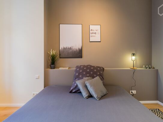 Modern, luxury furnished quiet 2-room apartment in the heart of Berlin!