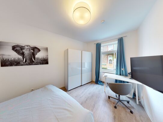 South East Wing – Gemütliches, vollständig möbliertes Zimmer in moderner Wohngemeinschaft
