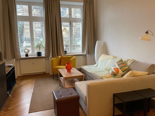 Elegante und großzügige Wohnung in Leipzig Zentrum Sued