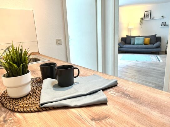 Modern and comfortably furnished 1-room apartment in a central location in Karlsruhe