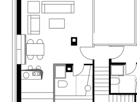 Helles, modernes 2-Zimmer-Apartment (45 m²) – absolut ruhig, voll möbliert, ohne Kaution, inkl. Reinigungsservice & Cit…