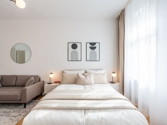 Modern möblierte 2-Zimmer-Wohnung mit Arbeitsraum im Stadtteil Wedding