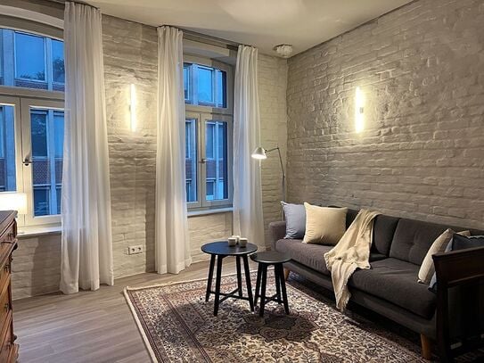 Exclusive "industrial style" suite with terrace in Cologne