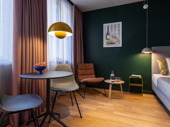 Serviced Apartment in Berlin Mitte, Wedding, mit Balkon