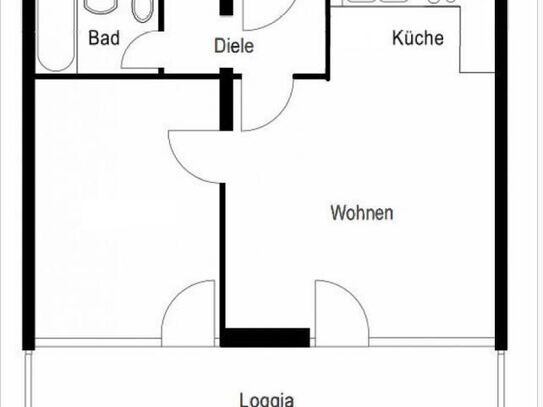 Zwischenmiete Perfekte 2-Zimmer-Wohnung in München mit großer Loggia (vorübergehend untervermietet)