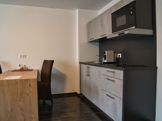 Stylishly furnished apartment with nice balcony near Augsburg