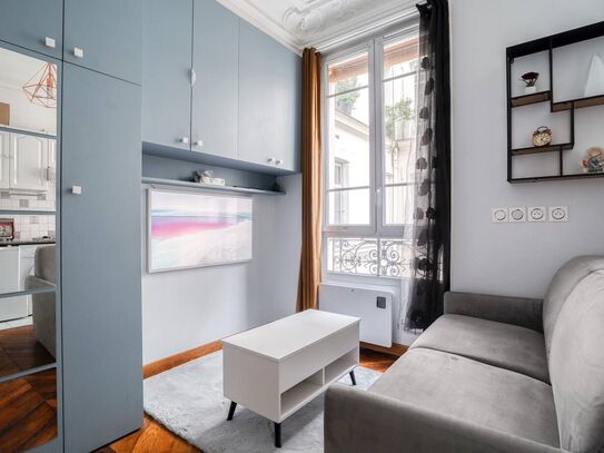 Renovated studio metro Paris 2pers wifi