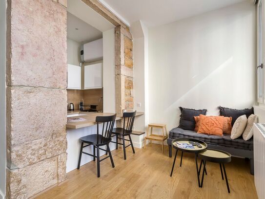 Nice and bright studio entirely renovated in the heart of Lyon's Presqu'île