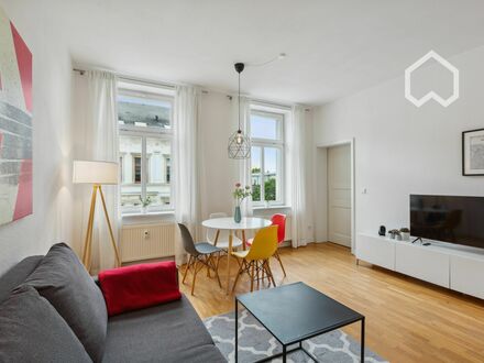 Modisches & liebevoll eingerichtetes Zuhause in Leipzig | Sehr helle 2-Zimmer-Wohnung mit Altbau-Charme im Zentrum-Süd…