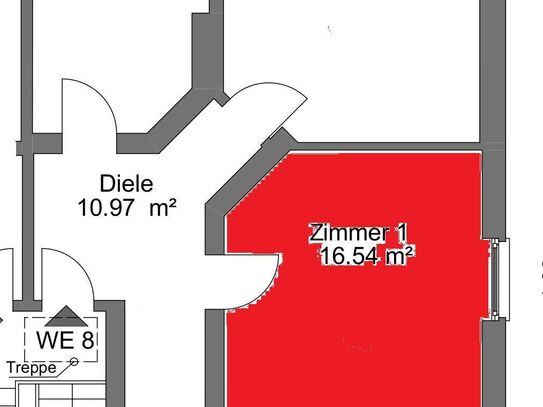 WG-Zimmer in ruhiger und zentraler Nordend Lage