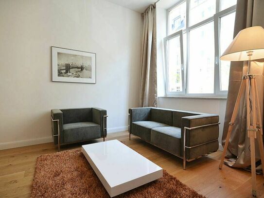 Hochwertiges und voll möbliertes 2-Zimmer Business Apartment mit modernem Interior in Frankfurt am Main Nähe Städel