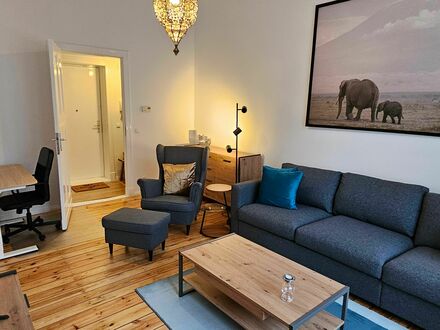Moderne und ruhige 2 Zi.-Wohnung mit Balkon - Erstbezug nach Renovierung / Möblierung