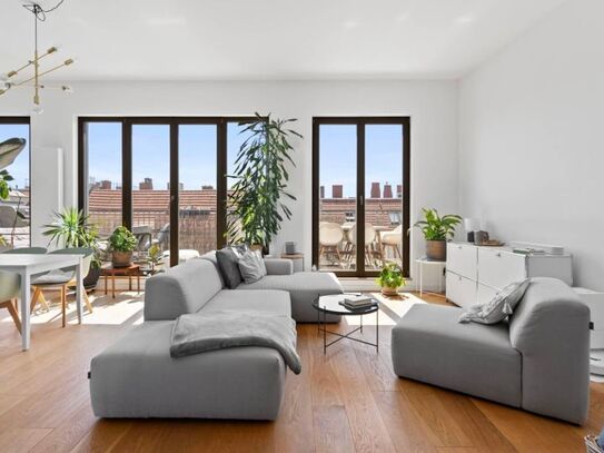 Helle, geräumige Wohnung mit Dachterrasse