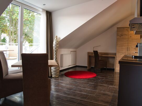 Stylishly furnished apartment with nice balcony near Augsburg