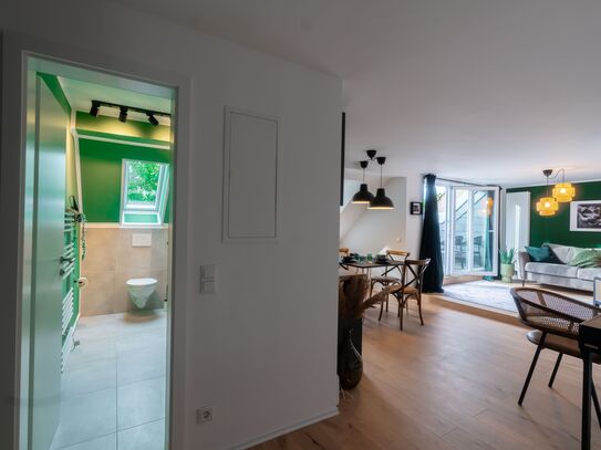 Bright and nice rooftop flat located in Essen