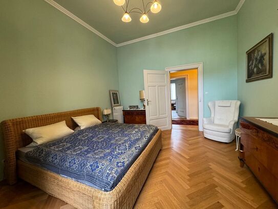 Lovingly exclusively furnished, spacious Art Nouveau apartment in Bayreuth