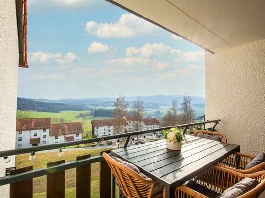 Idyllische Wohnung in Regen I Balkon I Bergblick I Burgnähe