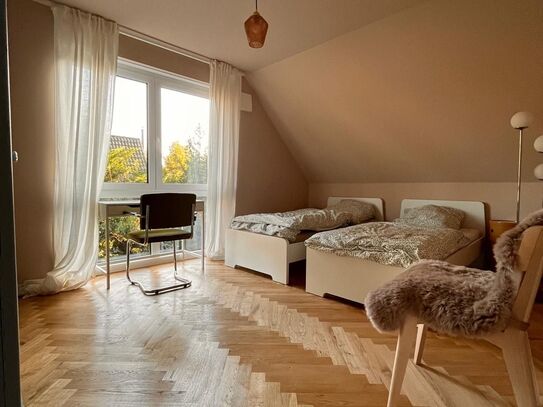 furnished semi-detached house Berlin Biesdorf Wuhlelandschaftspark conveniently located