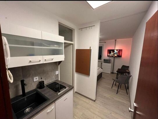 modern apartment with personal underground parking in the heart of the city.