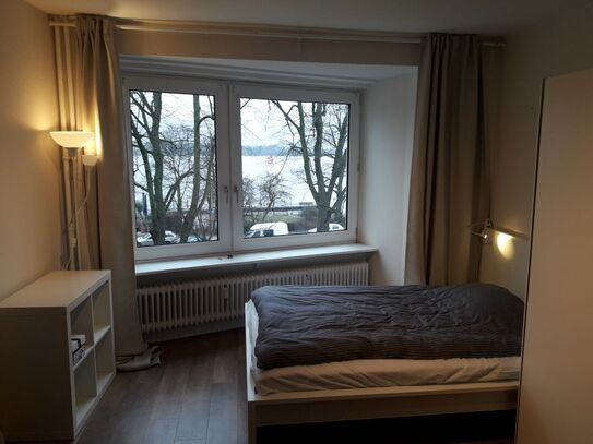 Studio Apartment direkt an der Alster in Hamburg-Mitte