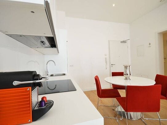 Stylish, sophisticatedly furnished 1-bedroom business apartment in Frankfurt near Kaiserlei bridge, Frankfurt - Amsterd…