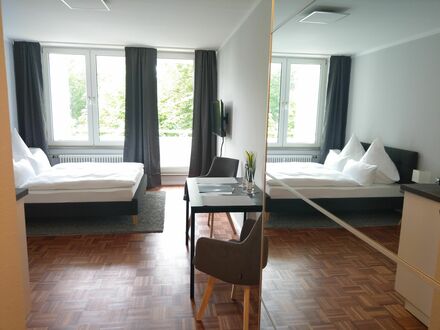 Pauschalmiete. - Business Apartment mit Tiefgarage und Balkon