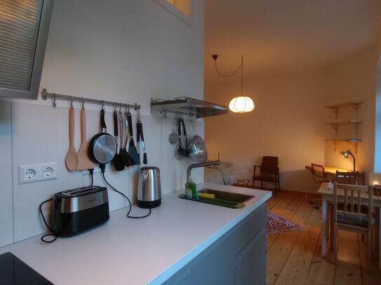 Cozy & beautiful furnished studio apartment in Neukölln, Berlin - Amsterdam Apartments for Rent