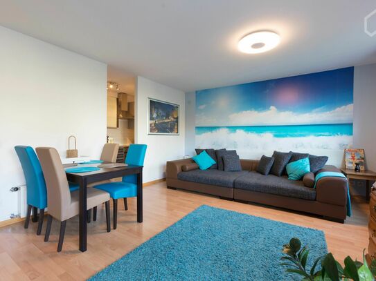 Moderne ruhige 2-Zi Wohnung, komplett ausgestattet (München-Bogenhausen)