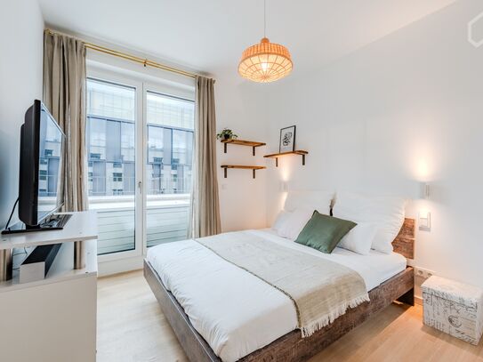 Moderne 2-Zimmer-Wohnung: Elegantes Wohnen direkt an der Spree im Neubau PURE