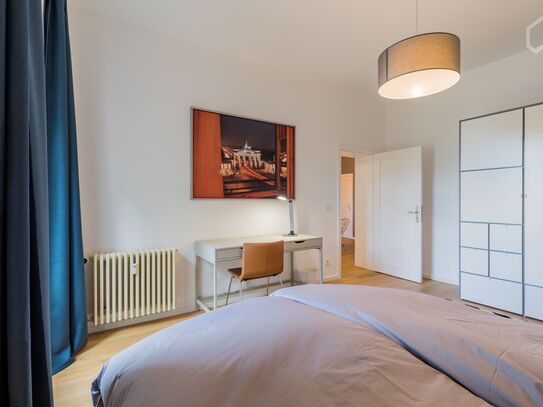 Beautiful spacious apartment with amazing views in a Berlin landmark building in Berlin Friedrichshain