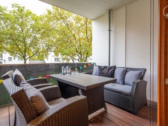 Large & bright 2 room apartment in the zoo district of Düsseldorf