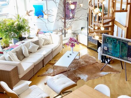 City Penthouse in Leipzig mit Traumblick und Terrasse | City penthouse in Leipzig with dream view and terrace