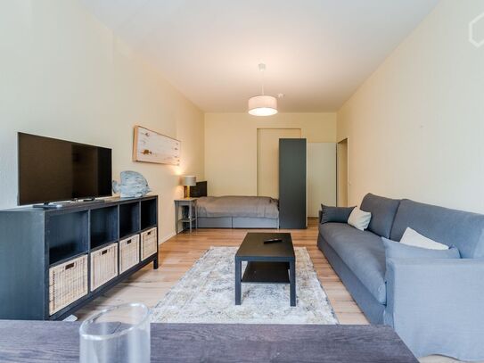 Modern 44 sqm Studio with High-Speed WiFi & Smart TV – Cozy & Beautiful!, Berlin - Amsterdam Apartments for Rent