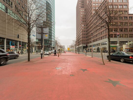 The luxurious and generous Suite with great view of Potsdamer Platz.