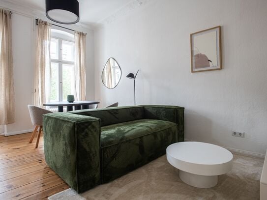 Beautiful 2-room apartment in top location in Neukölln, fully furnished & equipped