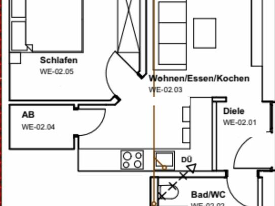 Top Moderne Wohnung - Erstbezug - Neubau - Komplett eingerichtet inkl. Internet - Einfach wohlfühlen