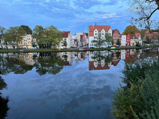 Beautiful corridor house with garden in Lübeck