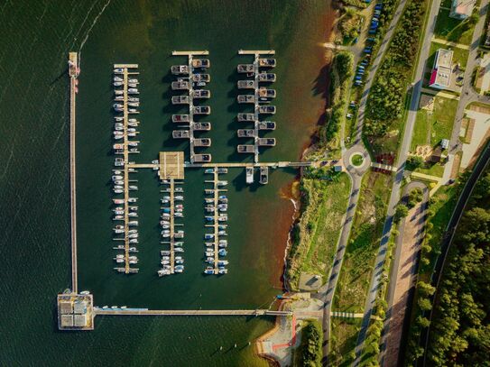 Schwimmendes Haus auf dem Wasser