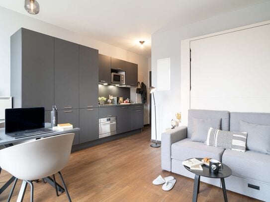 Compact serviced apartment