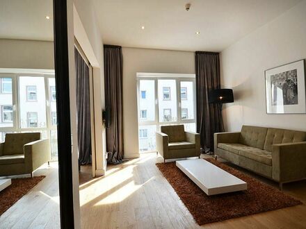 Stilvolles, hochwertig eingerichtetes 2-Zimmer Business Apartment in Frankfurt/Main Nähe der Kaiserlei-Brücke | Stylish…