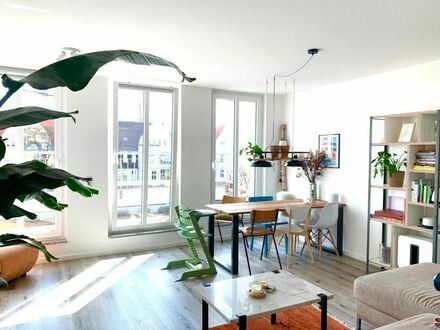 Helle Dachwohnung mit grosser Terrasse | Bright apartment with roof top terrace