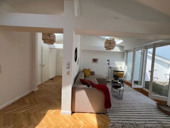 Spacious and bright Penthouse with sunny terrace in Mitte, Berlin - Amsterdam Apartments for Rent