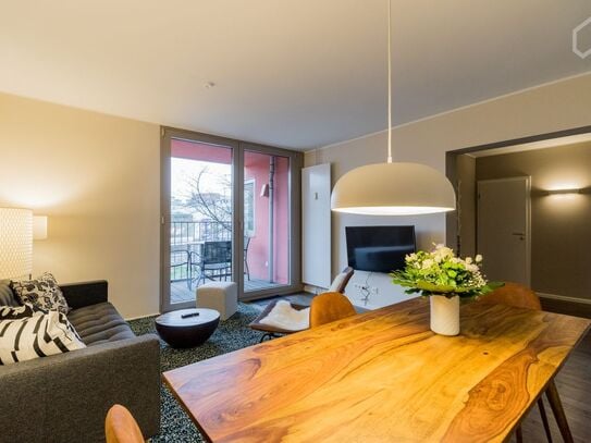 Modern, bright and quiet flat "St. Moritz" with balcony, Berlin - Amsterdam Apartments for Rent