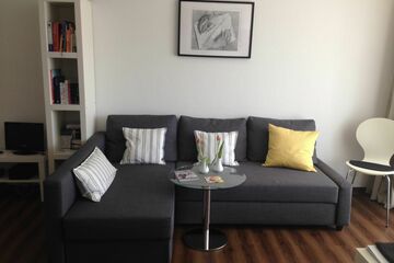 Sehr schönes, gepflegtes, liebevoll eingerichtetes Ein-Zimmer-Apartment mit Pkw-Tiefgaragenstellplatz in Toplage von Münster