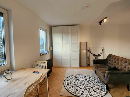 Modernes & helles Apartment (Fürth) | 1 Zimmer Apartment Fürth - Blick ins Grüne