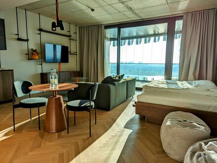 Modernes Apartment mit außergewöhnlicher Aussicht in Düsseldorf
