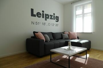 Liebevoll eingerichtetes, voll ausgestattetes neues Apartment in Leipzig mit top Verkehrsanbindung, USt ausweisbar!!