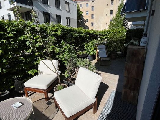 Furnished 3-Room Apartment with Balcony & Terrace in Quiet Neukölln Rixdorf