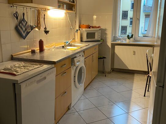 Attractive 2-room apartment with balcony and fitted kitchen for subletting in Mannheim