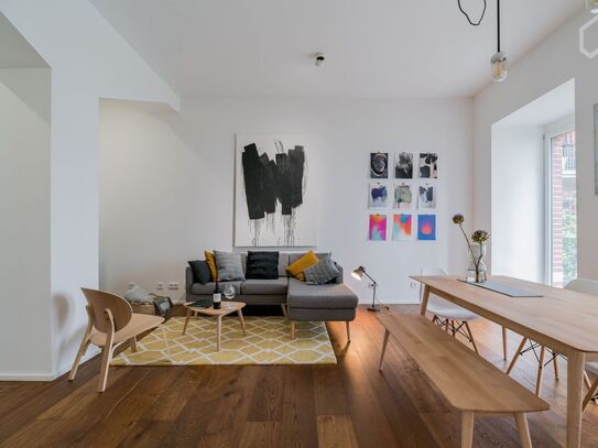 Stylish Loft in Mitte > directly at Spree River with small Beach, Berlin - Amsterdam Apartments for Rent